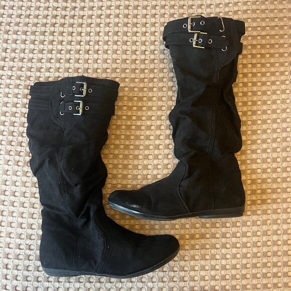 Studio Works Comfort Lila Size 8.5M Black Boots - Picture 1 of 5